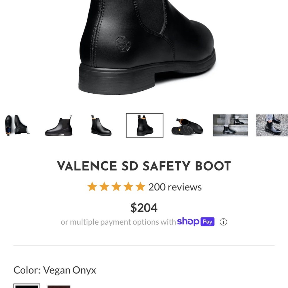 Xena SD Safety Boot in Black